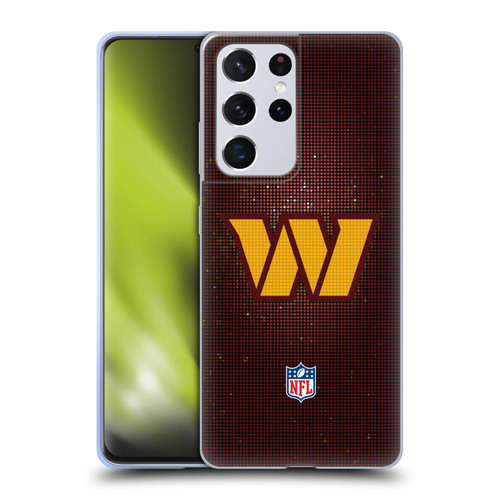 NFL Washington Football Team Artwork LED Soft Gel Case for Samsung Galaxy S21 Ultra 5G