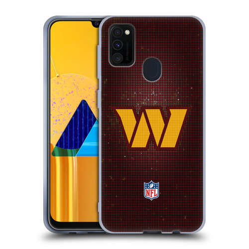 NFL Washington Football Team Artwork LED Soft Gel Case for Samsung Galaxy M30s (2019)/M21 (2020)