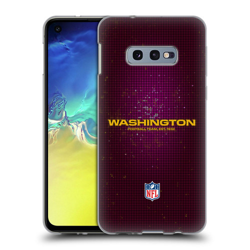 NFL Washington Football Team Artwork LED Soft Gel Case for Samsung Galaxy S10e