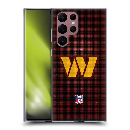 NFL Washington Football Team Artwork LED Soft Gel Case for Samsung Galaxy S22 Ultra 5G