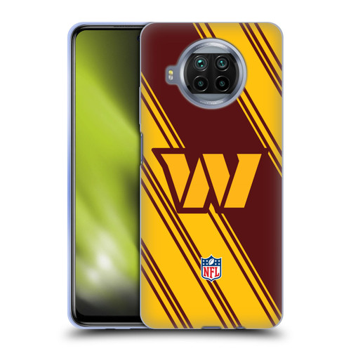 NFL Washington Football Team Artwork Stripes Soft Gel Case for Xiaomi Mi 10T Lite 5G