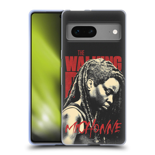 AMC The Walking Dead Season 10 Character Portraits Michonne Soft Gel Case for Google Pixel 7