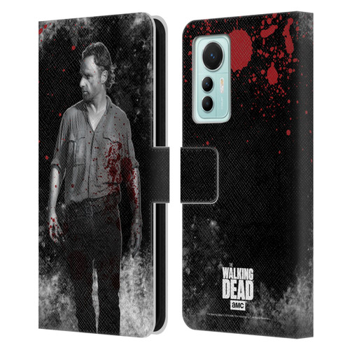 AMC The Walking Dead Gore Rick Grimes Leather Book Wallet Case Cover For Xiaomi 12 Lite