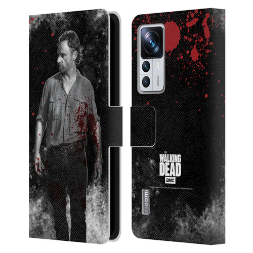 AMC The Walking Dead Gore Rick Grimes Leather Book Wallet Case Cover For Xiaomi 12T Pro