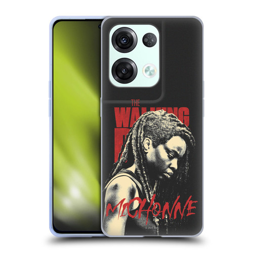 AMC The Walking Dead Season 10 Character Portraits Michonne Soft Gel Case for OPPO Reno8 Pro