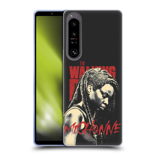 AMC The Walking Dead Season 10 Character Portraits Michonne Soft Gel Case for Sony Xperia 1 IV