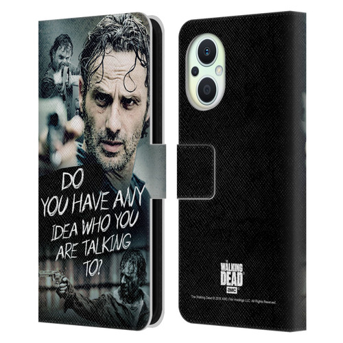 AMC The Walking Dead Rick Grimes Legacy Question Leather Book Wallet Case Cover For OPPO Reno8 Lite