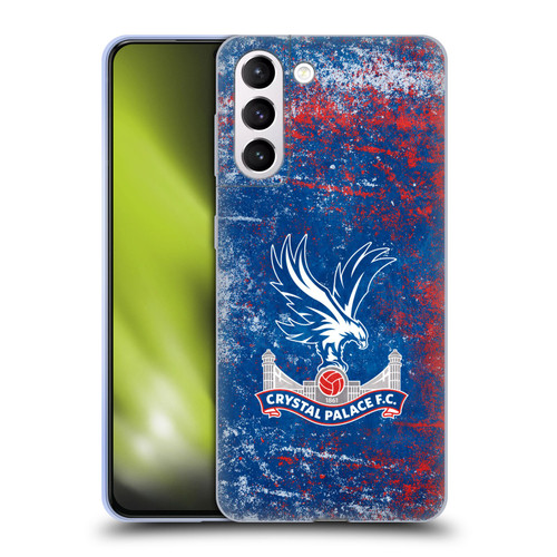 Crystal Palace FC Crest Distressed Soft Gel Case for Samsung Galaxy S21+ 5G
