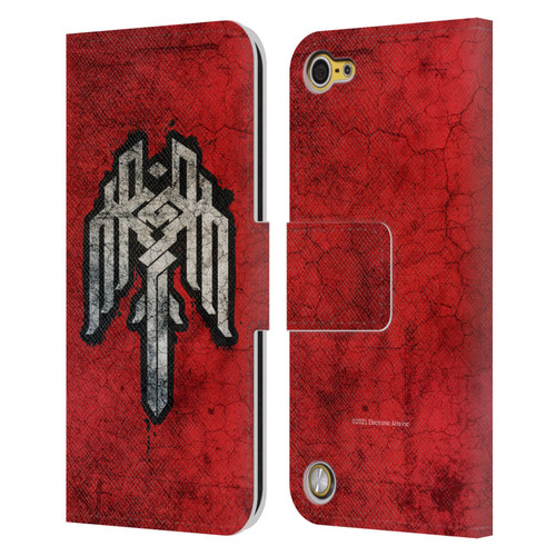EA Bioware Dragon Age Heraldry Kirkwall Symbol Leather Book Wallet Case Cover For Apple iPod Touch 5G 5th Gen