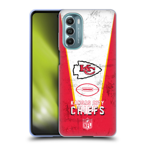NFL Kansas City Chiefs Logo Art Banner Soft Gel Case for Motorola Moto G Stylus 5G (2022)