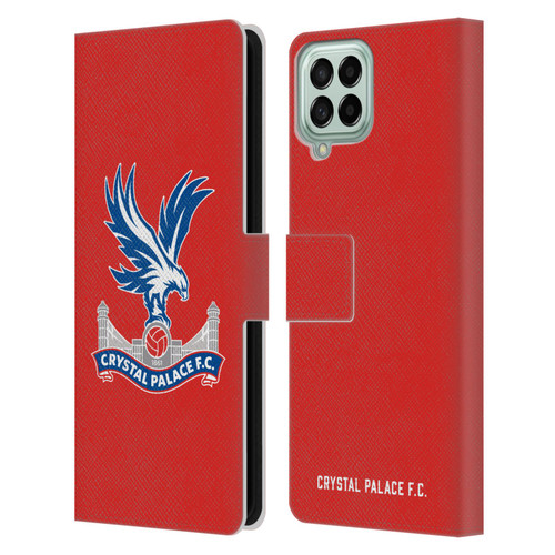 Crystal Palace FC Crest Eagle Leather Book Wallet Case Cover For Samsung Galaxy M33 (2022)