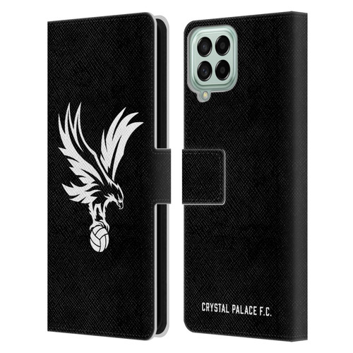 Crystal Palace FC Crest Eagle Grey Leather Book Wallet Case Cover For Samsung Galaxy M33 (2022)