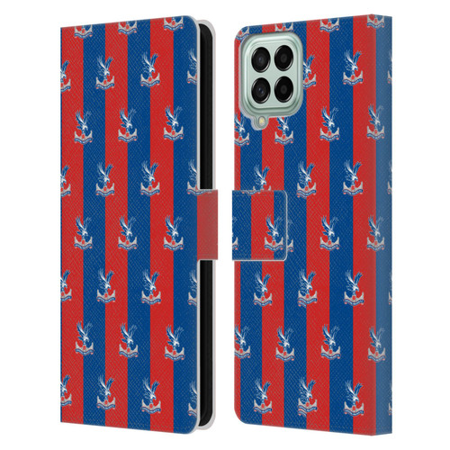 Crystal Palace FC Crest Pattern Leather Book Wallet Case Cover For Samsung Galaxy M33 (2022)