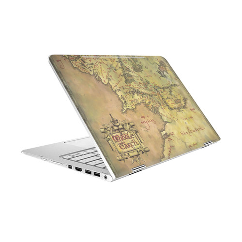 The Lord Of The Rings The Fellowship Of The Ring Graphic Art Map Of The Middle Earth Vinyl Sticker Skin Decal Cover for HP Spectre Pro X360 G2