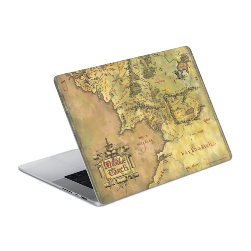 The Lord Of The Rings The Fellowship Of The Ring Graphic Art Map Of The Middle Earth Vinyl Sticker Skin Decal Cover for Apple MacBook Pro 16" A2485