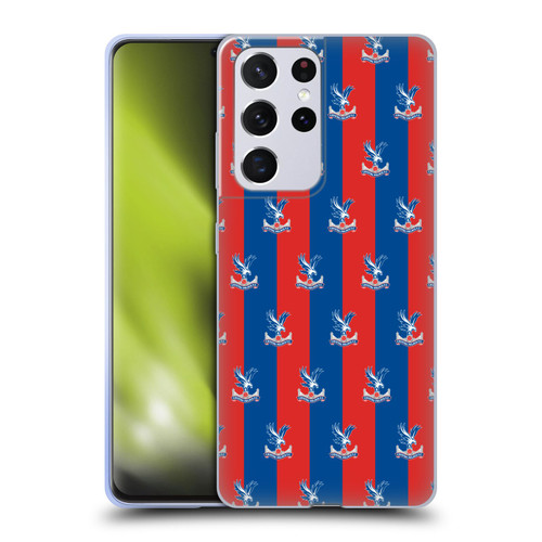 Crystal Palace FC Crest Pattern Soft Gel Case for Samsung Galaxy S21 Ultra 5G