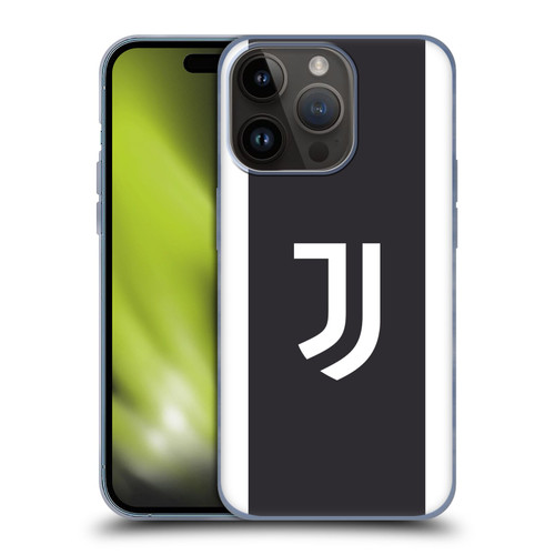 Juventus Football Club 2023/24 Match Kit Third Soft Gel Case for Apple iPhone 15 Pro
