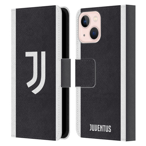 Juventus Football Club 2023/24 Match Kit Third Leather Book Wallet Case Cover For Apple iPhone 13 Mini