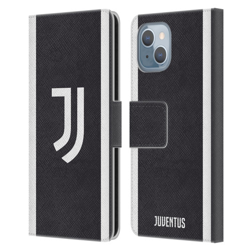 Juventus Football Club 2023/24 Match Kit Third Leather Book Wallet Case Cover For Apple iPhone 14