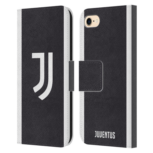 Juventus Football Club 2023/24 Match Kit Third Leather Book Wallet Case Cover For Apple iPhone 7 / 8 / SE 2020 & 2022