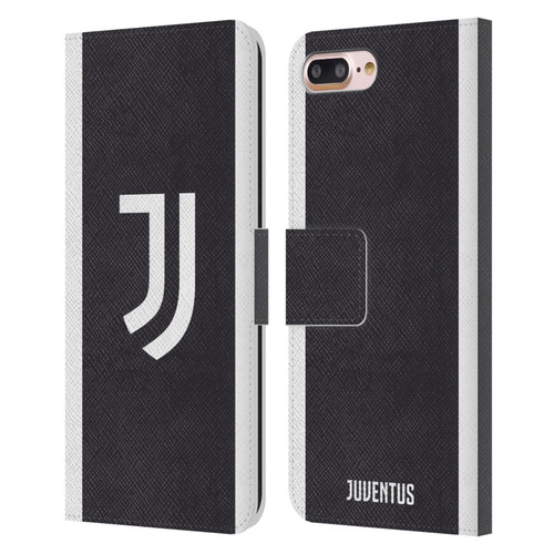 Juventus Football Club 2023/24 Match Kit Third Leather Book Wallet Case Cover For Apple iPhone 7 Plus / iPhone 8 Plus