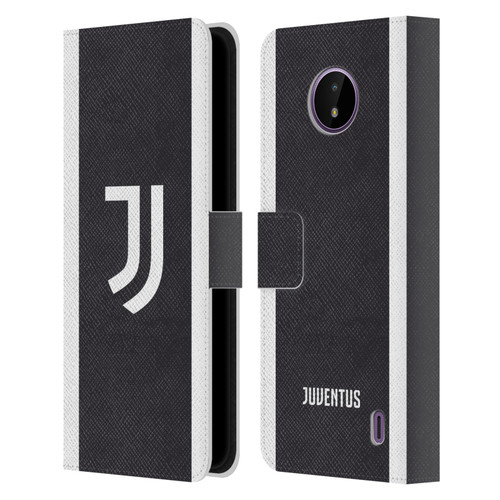 Juventus Football Club 2023/24 Match Kit Third Leather Book Wallet Case Cover For Nokia C10 / C20