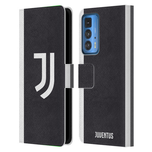 Juventus Football Club 2023/24 Match Kit Third Leather Book Wallet Case Cover For Motorola Edge (2022)