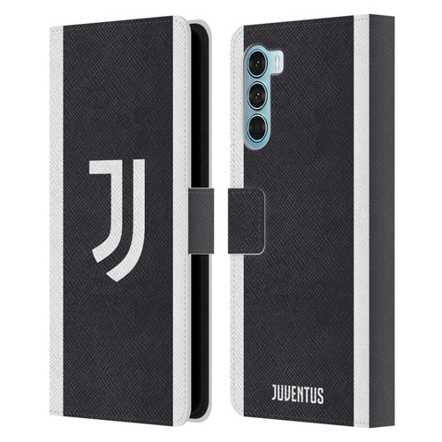 Juventus Football Club 2023/24 Match Kit Third Leather Book Wallet Case Cover For Motorola Edge S30 / Moto G200 5G