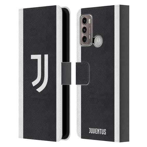 Juventus Football Club 2023/24 Match Kit Third Leather Book Wallet Case Cover For Motorola Moto G60 / Moto G40 Fusion