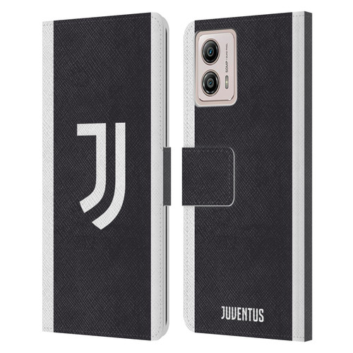 Juventus Football Club 2023/24 Match Kit Third Leather Book Wallet Case Cover For Motorola Moto G53 5G