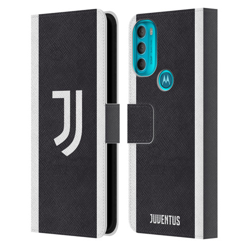 Juventus Football Club 2023/24 Match Kit Third Leather Book Wallet Case Cover For Motorola Moto G71 5G