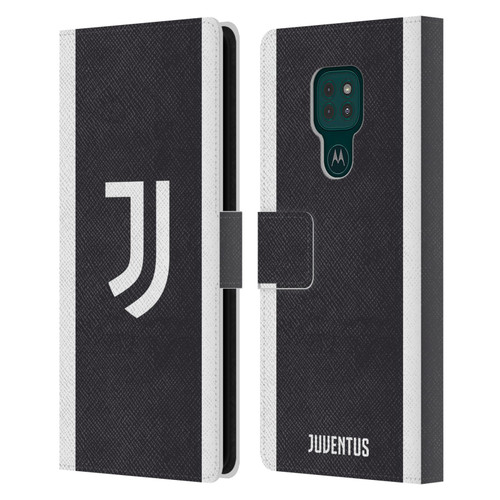 Juventus Football Club 2023/24 Match Kit Third Leather Book Wallet Case Cover For Motorola Moto G9 Play