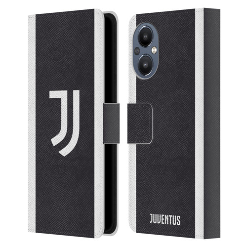 Juventus Football Club 2023/24 Match Kit Third Leather Book Wallet Case Cover For OnePlus Nord N20 5G