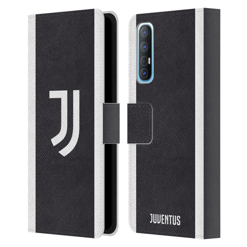 Juventus Football Club 2023/24 Match Kit Third Leather Book Wallet Case Cover For OPPO Find X2 Neo 5G