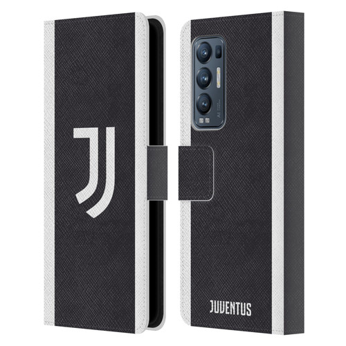 Juventus Football Club 2023/24 Match Kit Third Leather Book Wallet Case Cover For OPPO Find X3 Neo / Reno5 Pro+ 5G