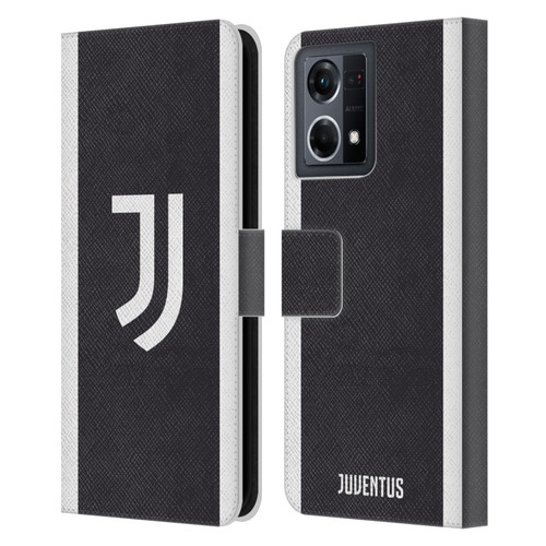 Juventus Football Club 2023/24 Match Kit Third Leather Book Wallet Case Cover For OPPO Reno8 4G
