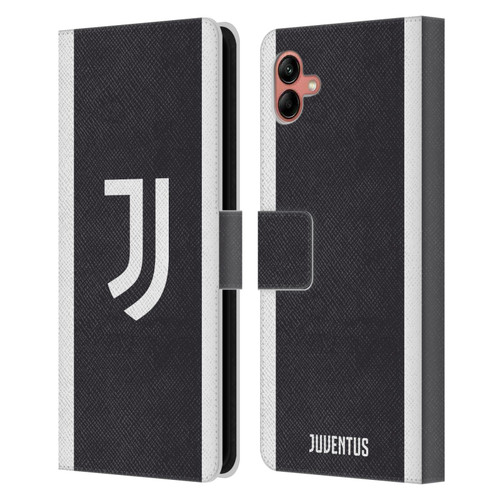Juventus Football Club 2023/24 Match Kit Third Leather Book Wallet Case Cover For Samsung Galaxy A04 (2022)