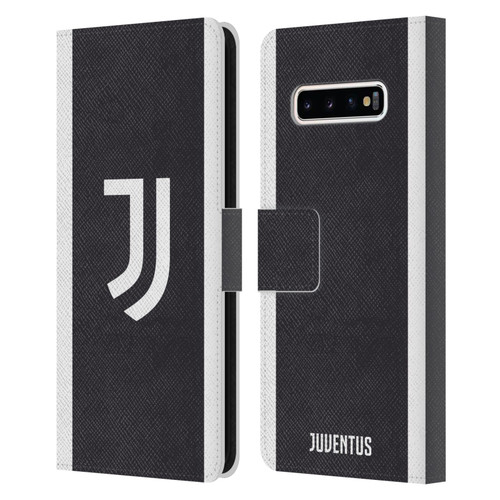 Juventus Football Club 2023/24 Match Kit Third Leather Book Wallet Case Cover For Samsung Galaxy S10+ / S10 Plus