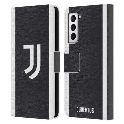 Juventus Football Club 2023/24 Match Kit Third Leather Book Wallet Case Cover For Samsung Galaxy S21 5G