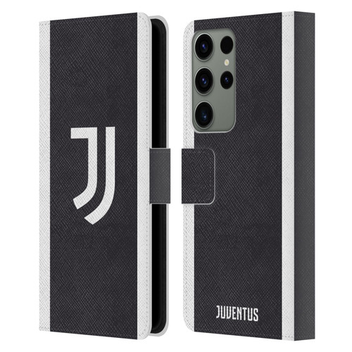 Juventus Football Club 2023/24 Match Kit Third Leather Book Wallet Case Cover For Samsung Galaxy S23 Ultra 5G