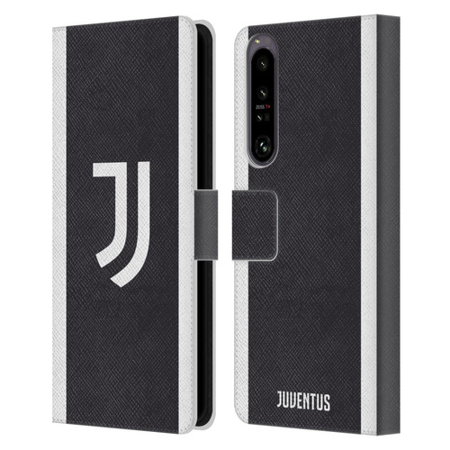 Juventus Football Club 2023/24 Match Kit Third Leather Book Wallet Case Cover For Sony Xperia 1 IV
