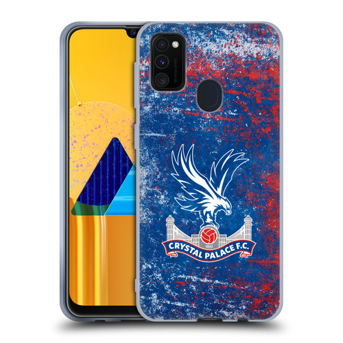 Crystal Palace FC Crest Distressed Soft Gel Case for Samsung Galaxy M30s (2019)/M21 (2020)