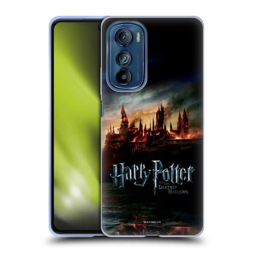 Harry Potter Deathly Hallows VIII Castle Soft Gel Case for Motorola Edge 30