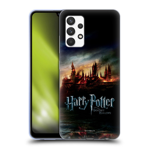 Harry Potter Deathly Hallows VIII Castle Soft Gel Case for Samsung Galaxy A32 (2021)