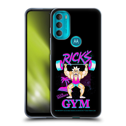 Rick And Morty Season 1 & 2 Graphics Rick's Gym Soft Gel Case for Motorola Moto G71 5G