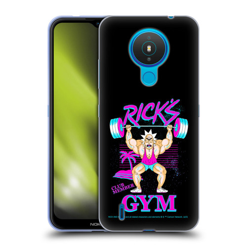 Rick And Morty Season 1 & 2 Graphics Rick's Gym Soft Gel Case for Nokia 1.4
