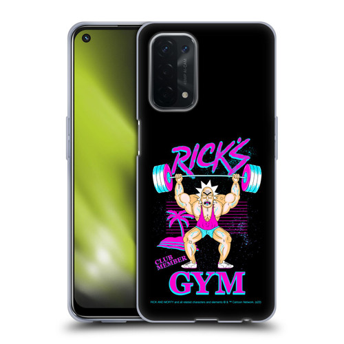Rick And Morty Season 1 & 2 Graphics Rick's Gym Soft Gel Case for OPPO A54 5G