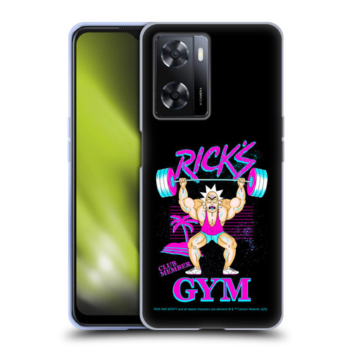 Rick And Morty Season 1 & 2 Graphics Rick's Gym Soft Gel Case for OPPO A57s