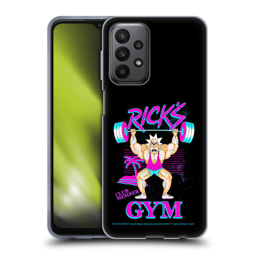 Rick And Morty Season 1 & 2 Graphics Rick's Gym Soft Gel Case for Samsung Galaxy A23 / 5G (2022)