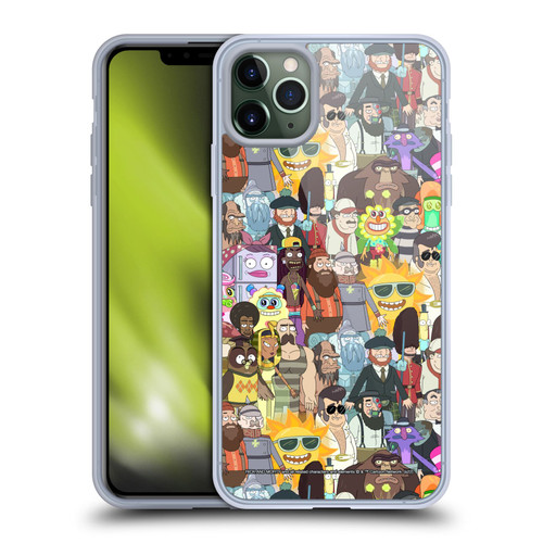 Rick And Morty Season 3 Graphics Parasite Soft Gel Case for Apple iPhone 11 Pro Max & MagSafe